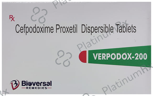 Verpodox 200 Tablet DT 10s