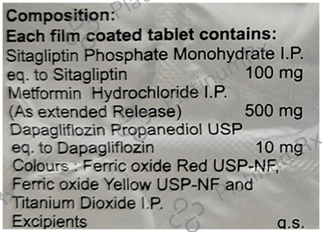 Sitalembic MD 10mg/500mg/100mg Tablet 15s