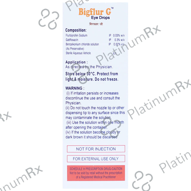 Bigflur G Eye Drop