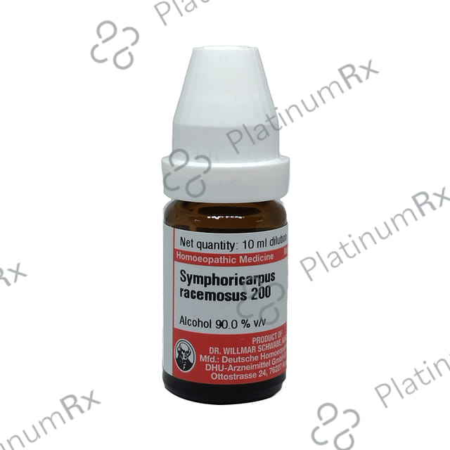 Dr Willmar Schwabe Germany Symphoricarpus Racemosus Dilution 200