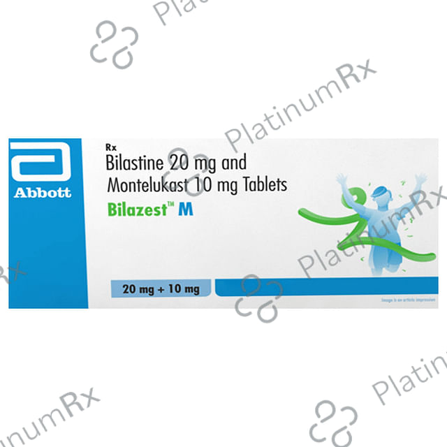 Bilazest M 20/10mg Tablet 10s