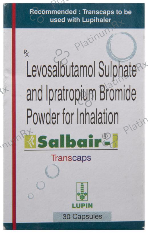 Salbair I 100mcg/40mcg Transcaps 30s