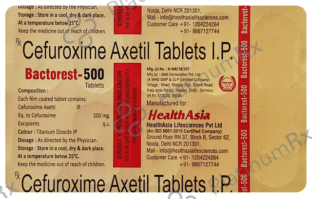 Bactorest 500mg Tablet 10s