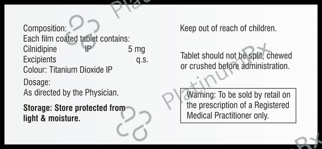 Cilniaish 5 Tablet