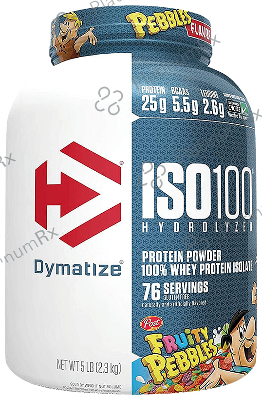 Dymatize Nutrition ISO 100 Hydrolyzed 100% Whey Protein Isloate Powder Fruity Pebbles
