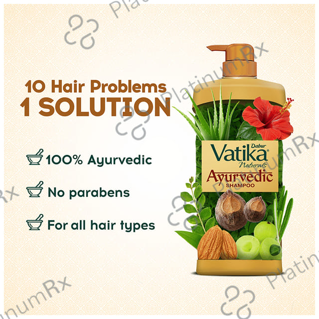 Dabur Vatika Naturals Ayurvedic Shampoo