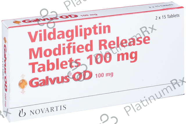 Galvus 100mg OD Tablet MR 15s