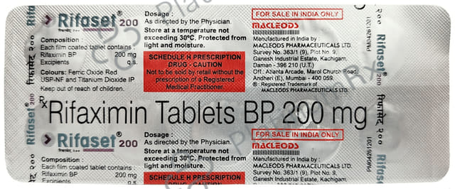 Rifaset 200mg Tablet 10s