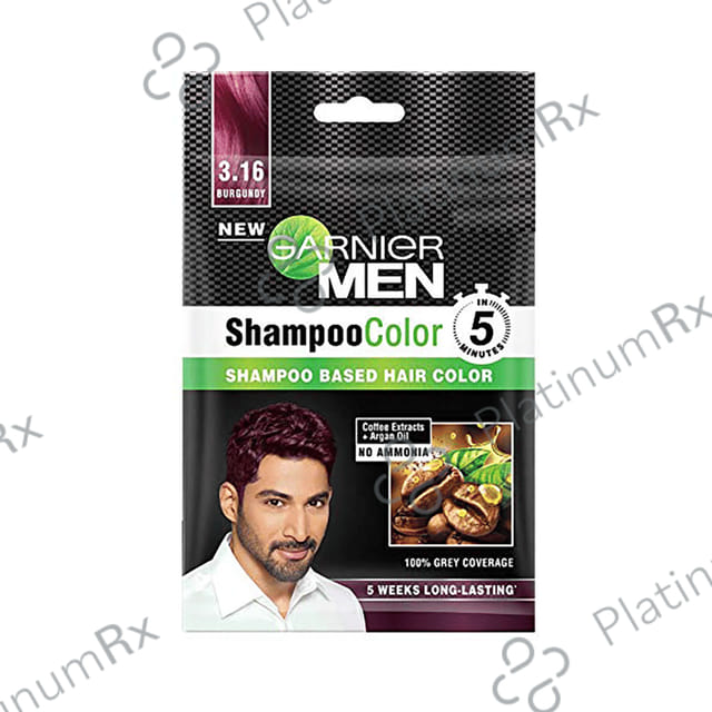 Garnier Men Shampoo Color 3.16 Burgundy