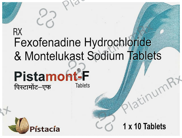 Pistamont F 120/10mg Tablet 10s