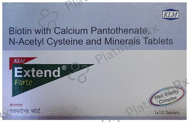 Klm Extend Forte Tablet 10s