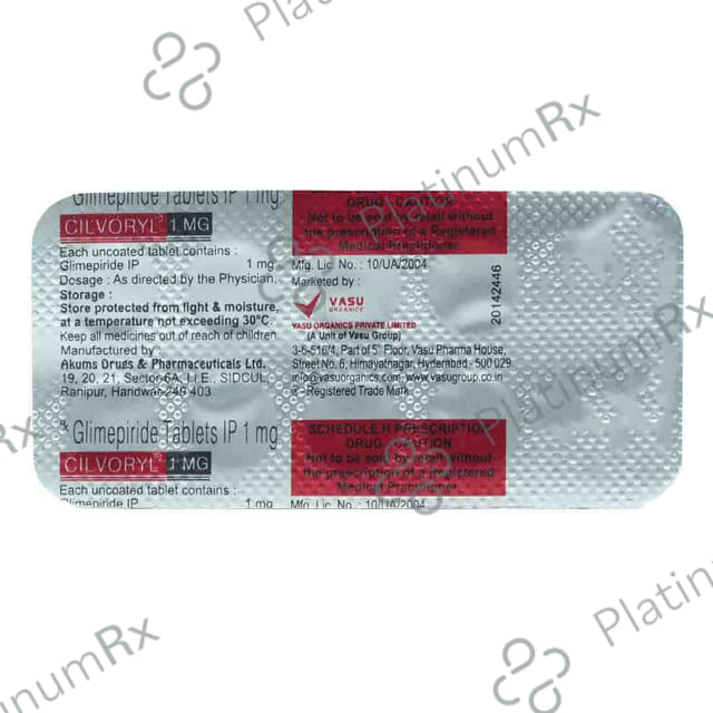 Cilvoryl 1mg Tablet 10s
