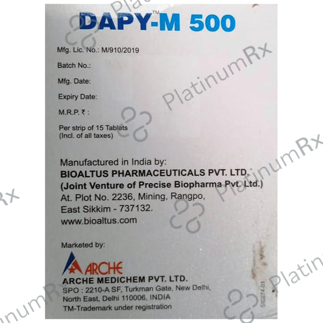 Dapy-M 500 Tablet SR