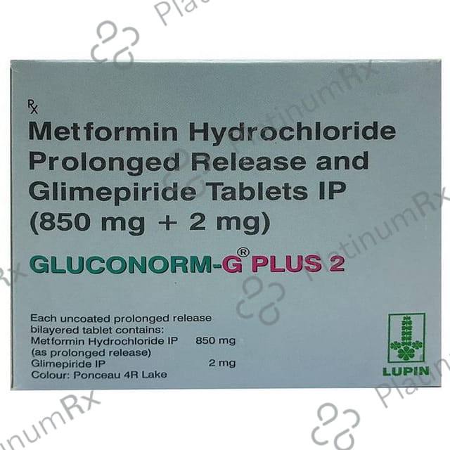 Gluconorm G Plus 2/850mg Tablet PR 15s