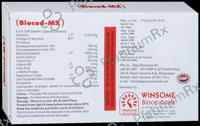 Biocod-MX Softgel Capsule