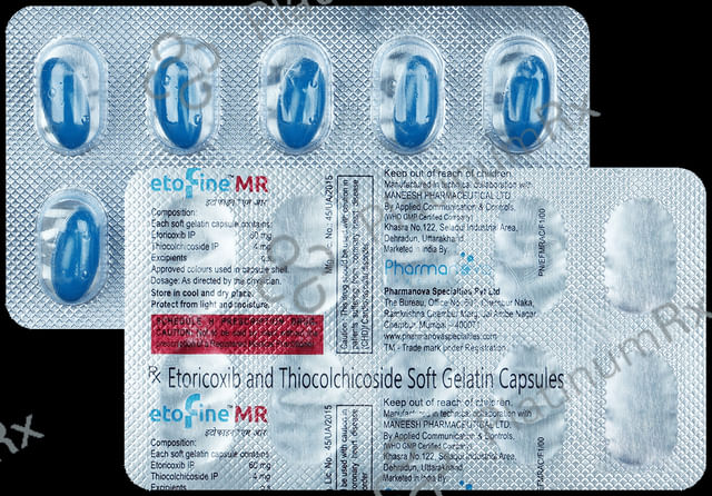 Etofine MR 60/4mg Capsule 10s