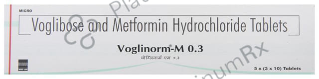 Voglinorm M 0.3/500mg Tablet 10s