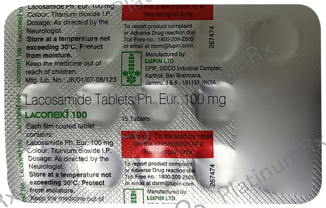 Laconext 100mg Tablet 15s