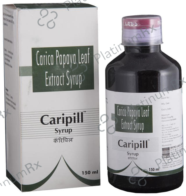 Caripill Carica Papaya Leaf Extract Syrup 150ml