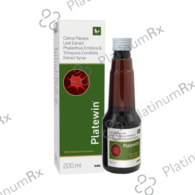 Platewin Syrup (200ml Each) 1 Bottle