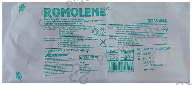 Romsons Romolene GS 4032 Ryles Tube FG 12 1s