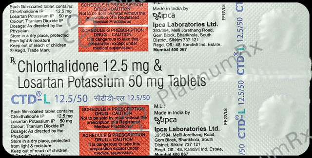 CTD L 12.5/50mg Tablet 10s