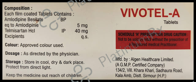 Vivotel A 5/40mg Tablet 10s