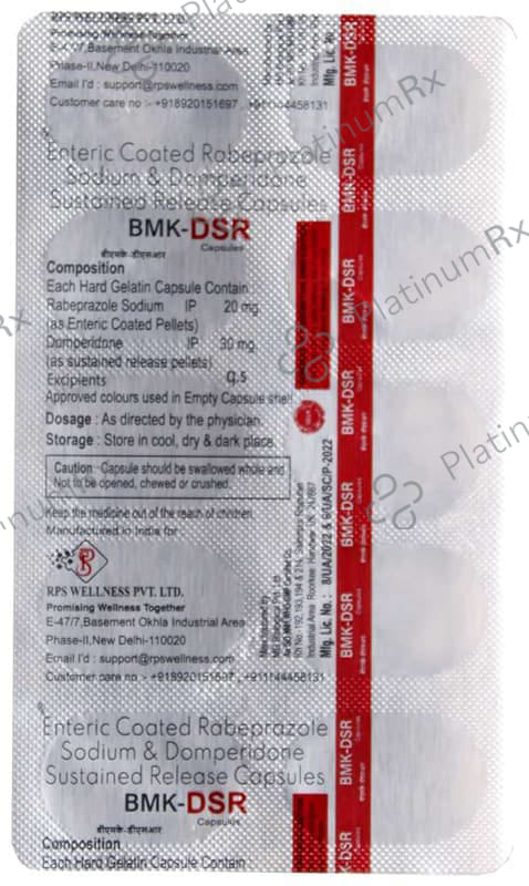 Bmk DSR 30/20mg Capsule 10s