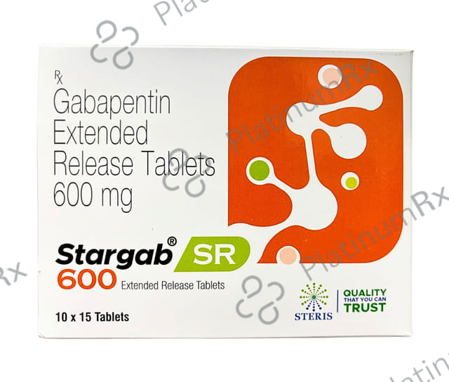 Stargab 600mg Tablet SR 15s