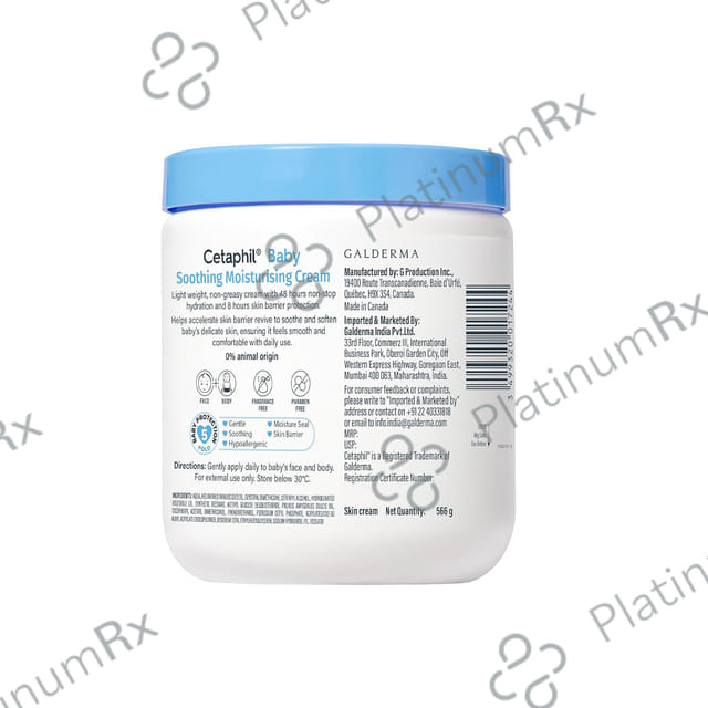 Cetaphil Baby Soothing Moisturising Cream 566gm