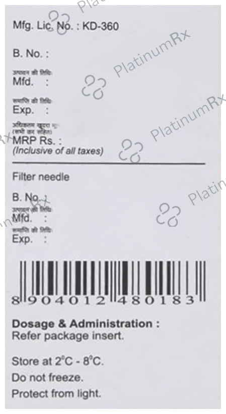 AMPHOLIP 10 MG INJECTION