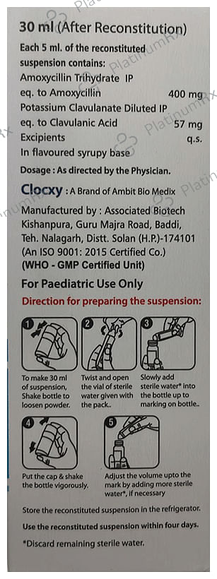 Clocxy 457 Dry Syrup