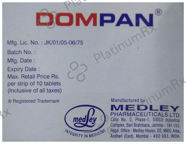 Dompan 10/20mg Tablet 10s