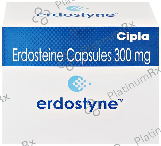 Erdostyne 300mg Capsule 10s