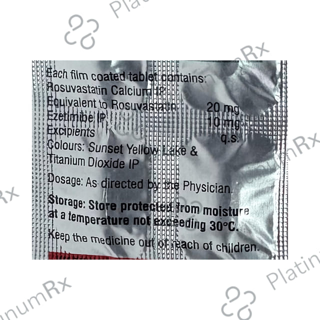 Rosuless EZ 20/10mg Tablet 10s