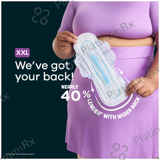 Whisper Bindazzz Nights Pads - Size XL+ 15 pads