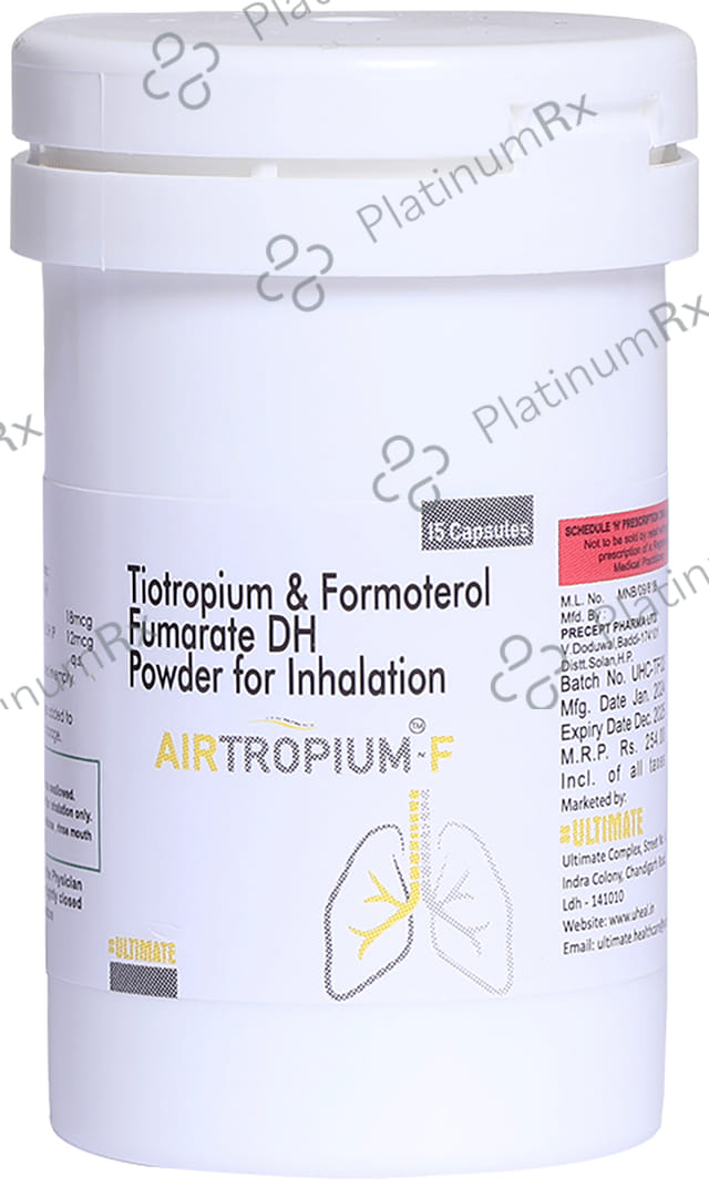 Airtropium F 12/18mcg Capsule 10s