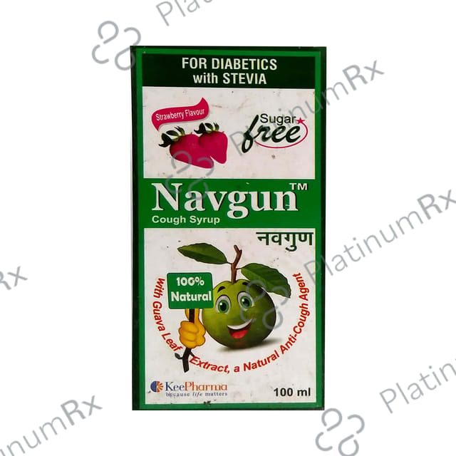 Navgun Syrup Sugar Free Strawberry