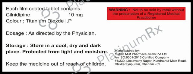 Cilanerv 10mg Tablet 10s