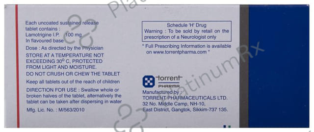 Lamitor OD 100mg Tablet SR 10s