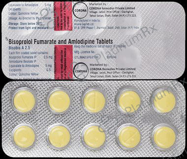 Bisobis A 5mg/2.5mg Tablet