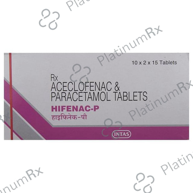 Hifenac P 100/325mg Tablet 15s