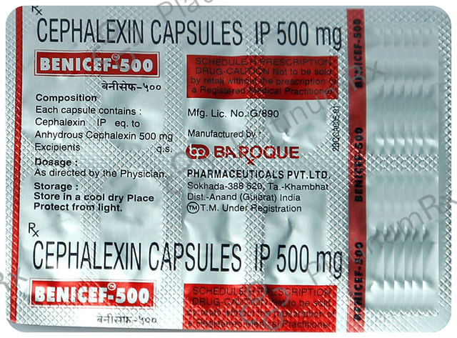 Benicef 500mg Capsule