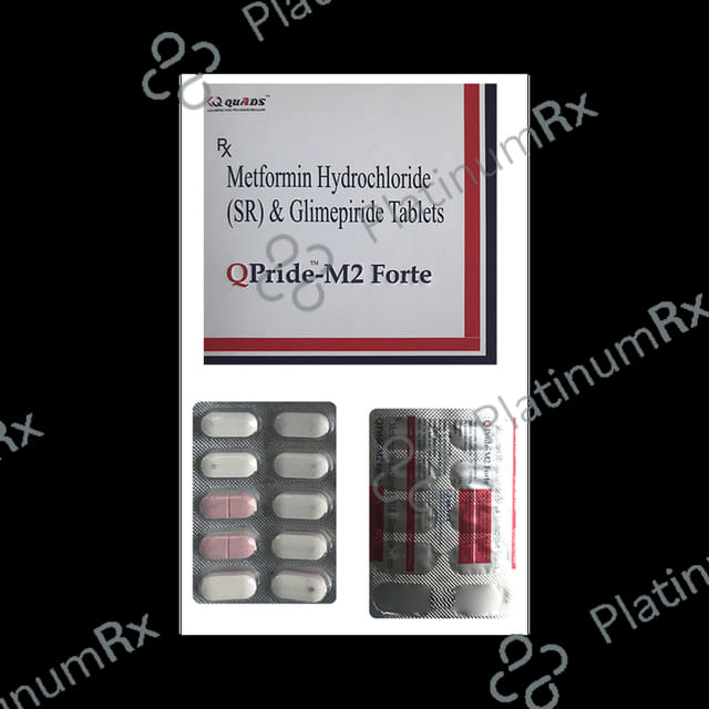 QPride M2/1000mg Forte Tablet SR 10s