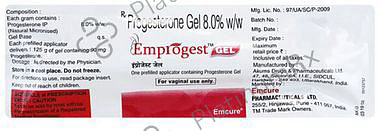 Emprogest 8% Vaginal Gel 1gm