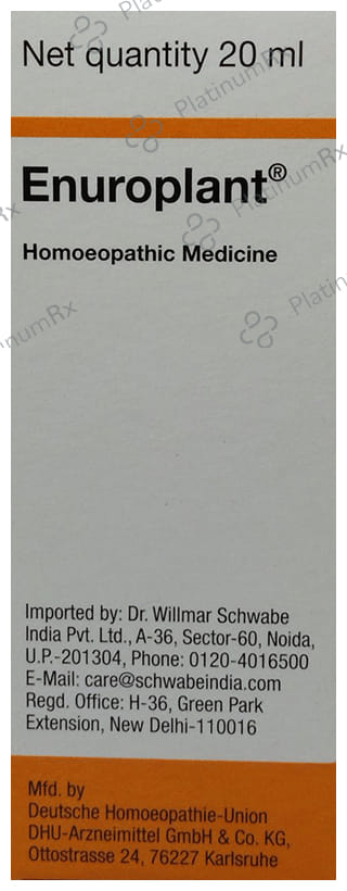 Dr Willmar Schwabe Germany Enuroplant Drop