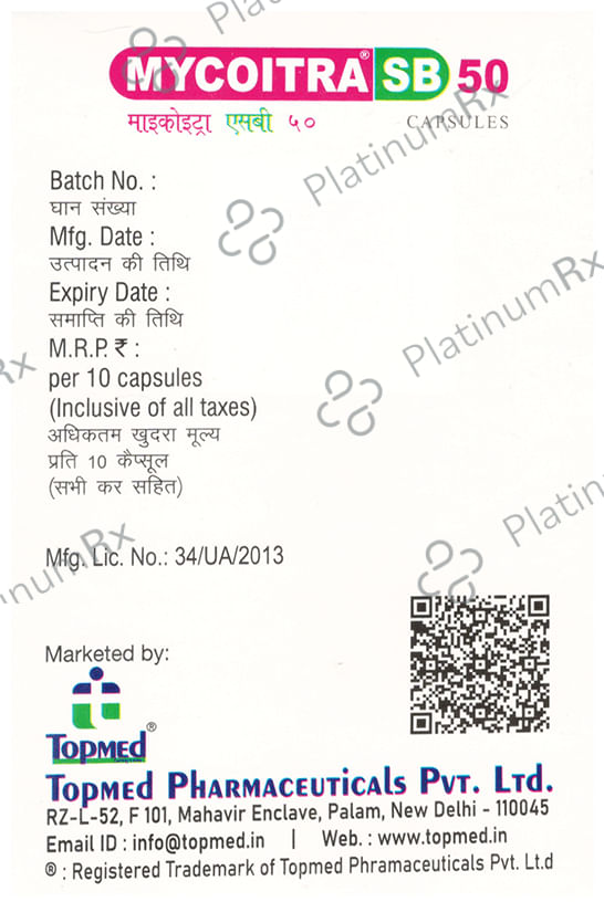 Mycoitra SB 50 Capsule