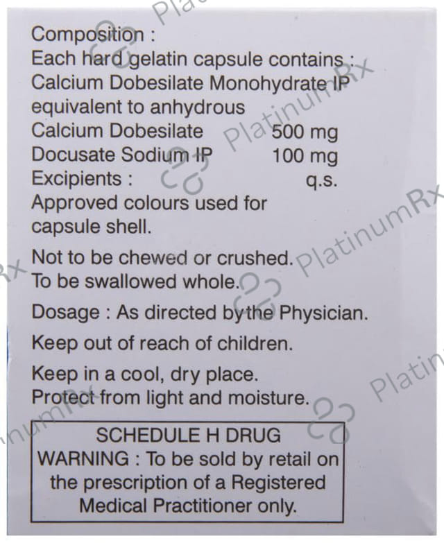 Smuth 100/500mg Capsule 10s