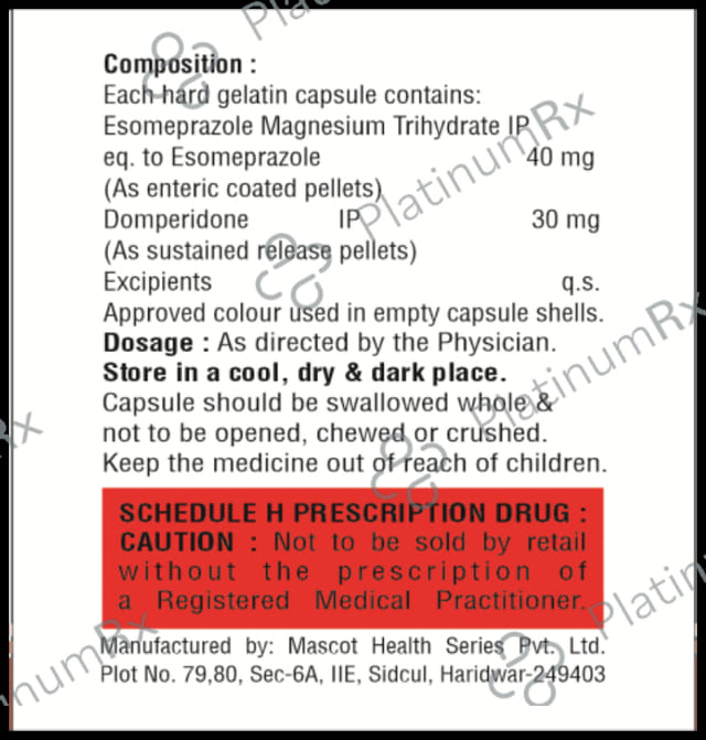 Esmorite-D Capsule SR