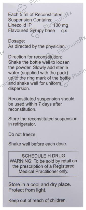 Lizomac DS 100mg Dry Syrup 30ml